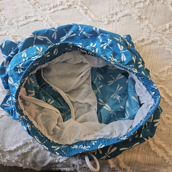 Tom & Teddy Men's Blue Dragonfly Swim Shorts Sz XL - Picture 8 of 10